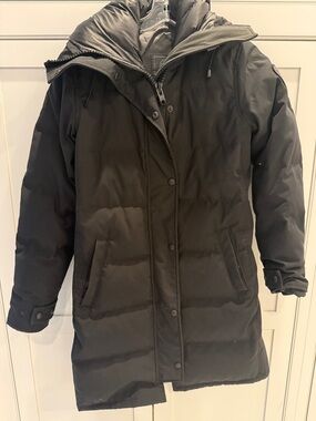 Canada Goose Women's Mid Length Puffer Coat with Hood